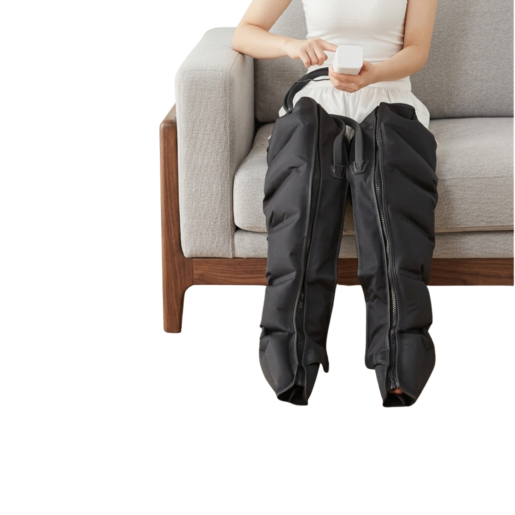 Waytles- Enjoy Light Feet Today with Air Pump Recovery Boots For Full Leg Circulation.